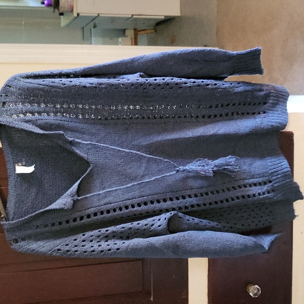 navy sweater